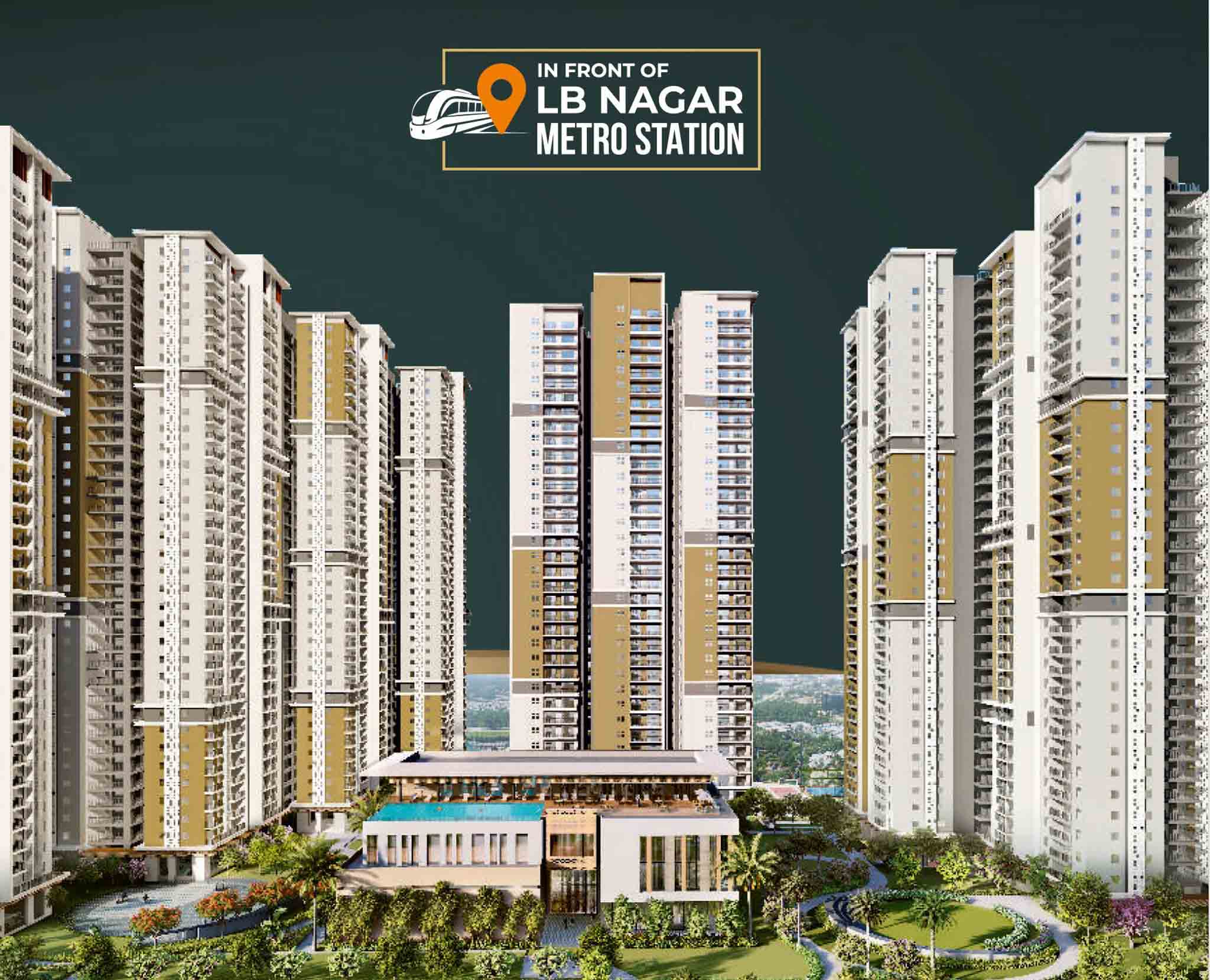 Vasavi Ananda Nilayam-Residential-2, 3 ,4 & 5 BHK-L B Nagar-Hyderabad