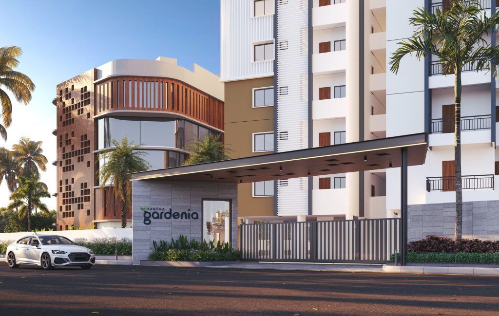 Aastha Gardenia-Residential-2 & 3 BHK-Osman Nagar-Hyderabad-Under Construction