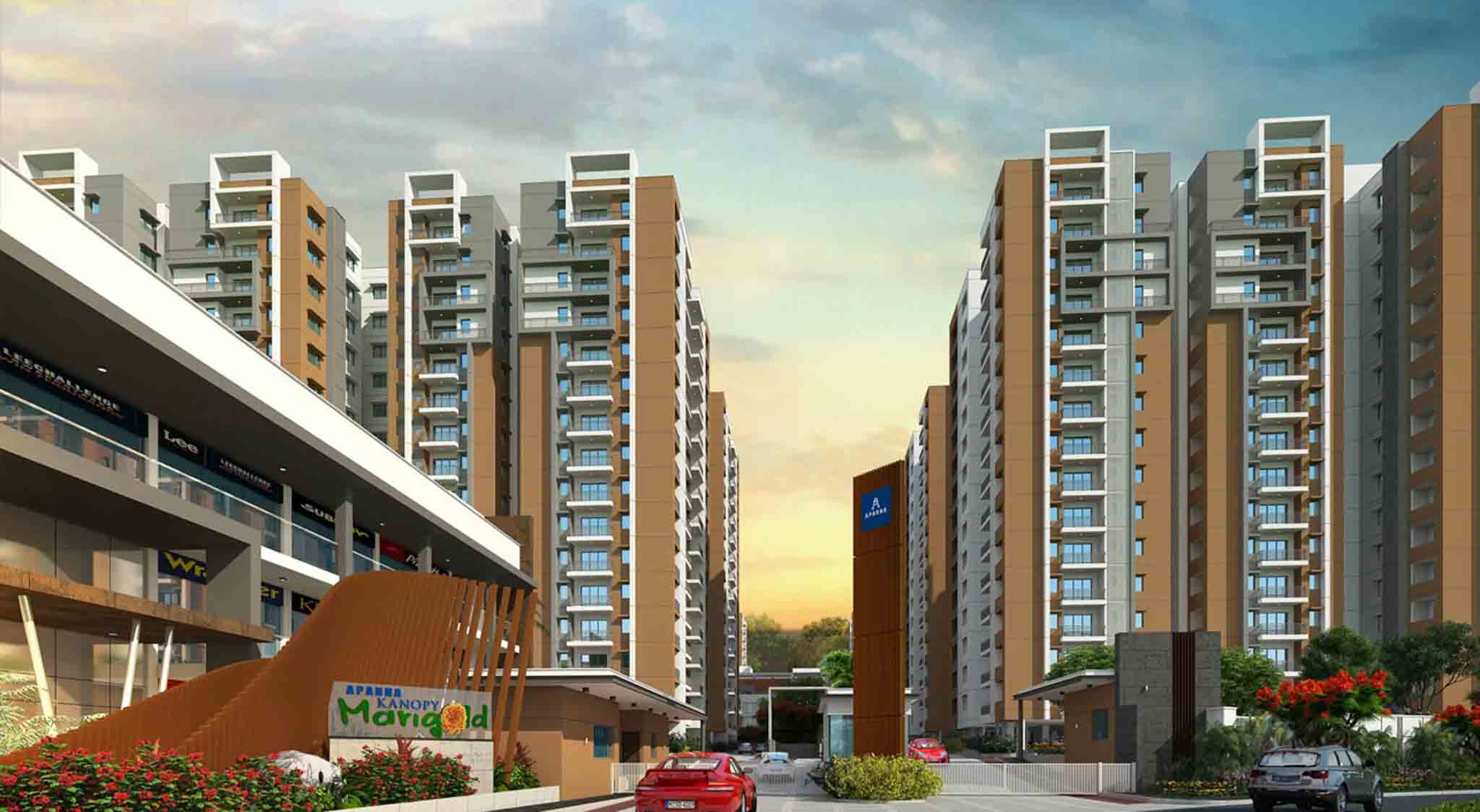 Aparna Kanopy Marigold-Residential-2, 2.5 & 3 BHK-Kompally-Hyderabad-Ready To Move