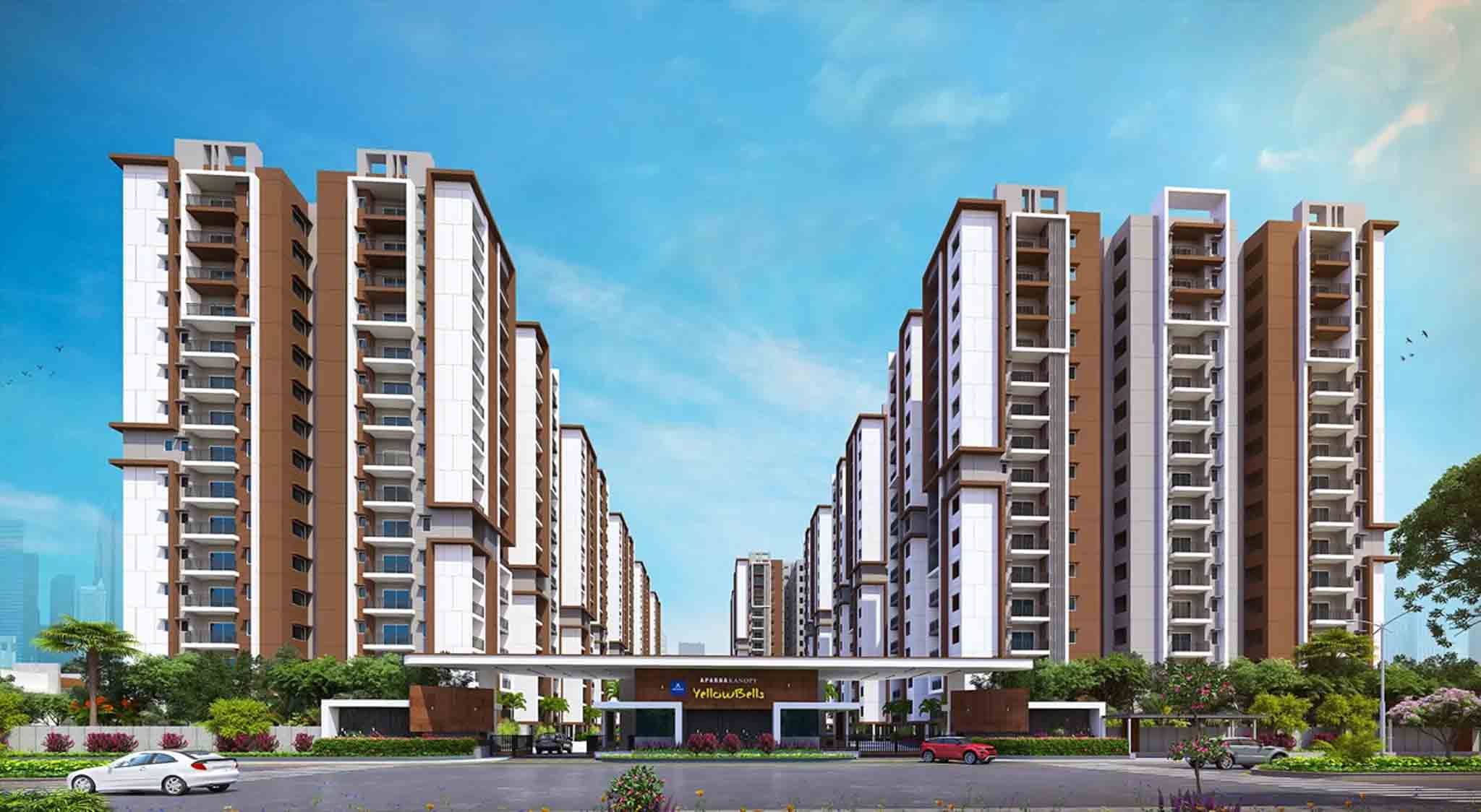 Aparna Kanopy Yellow Bells-Residential-2, 2.5 & 3 BHK-Kompally-Hyderabad-Ready To Move