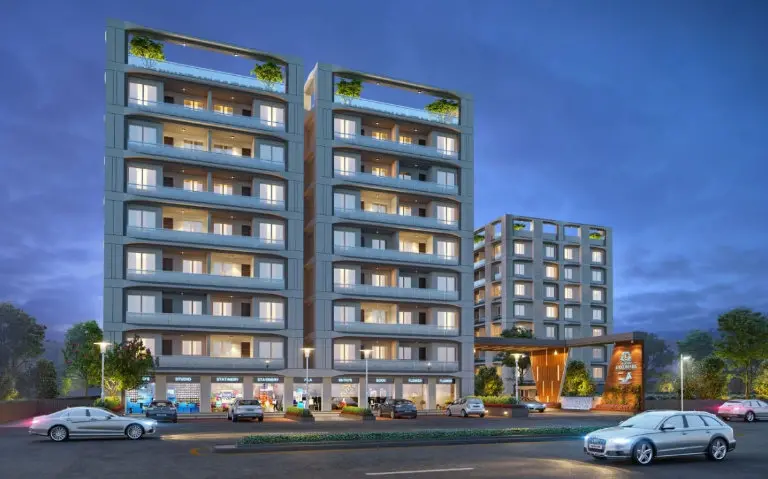 Amardeep Landmark Phase 1, Vadodara-Residential-2 & 3 BHK-Ajwa Road-Vadodara-Ready To Move