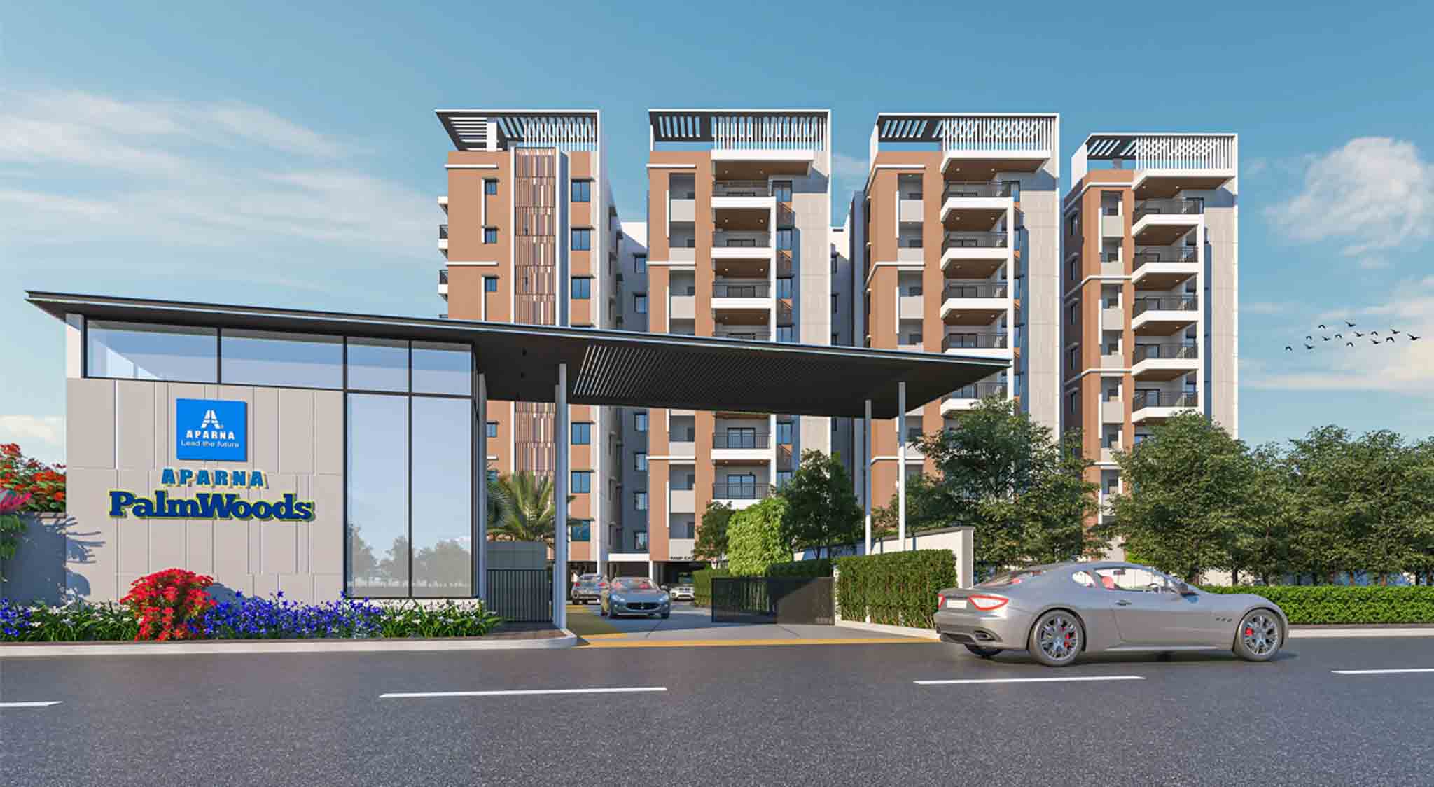 Aparna PalmWoods-Residential-2, 2.5 & 3 BHK-Kompally-Hyderabad-Under Construction