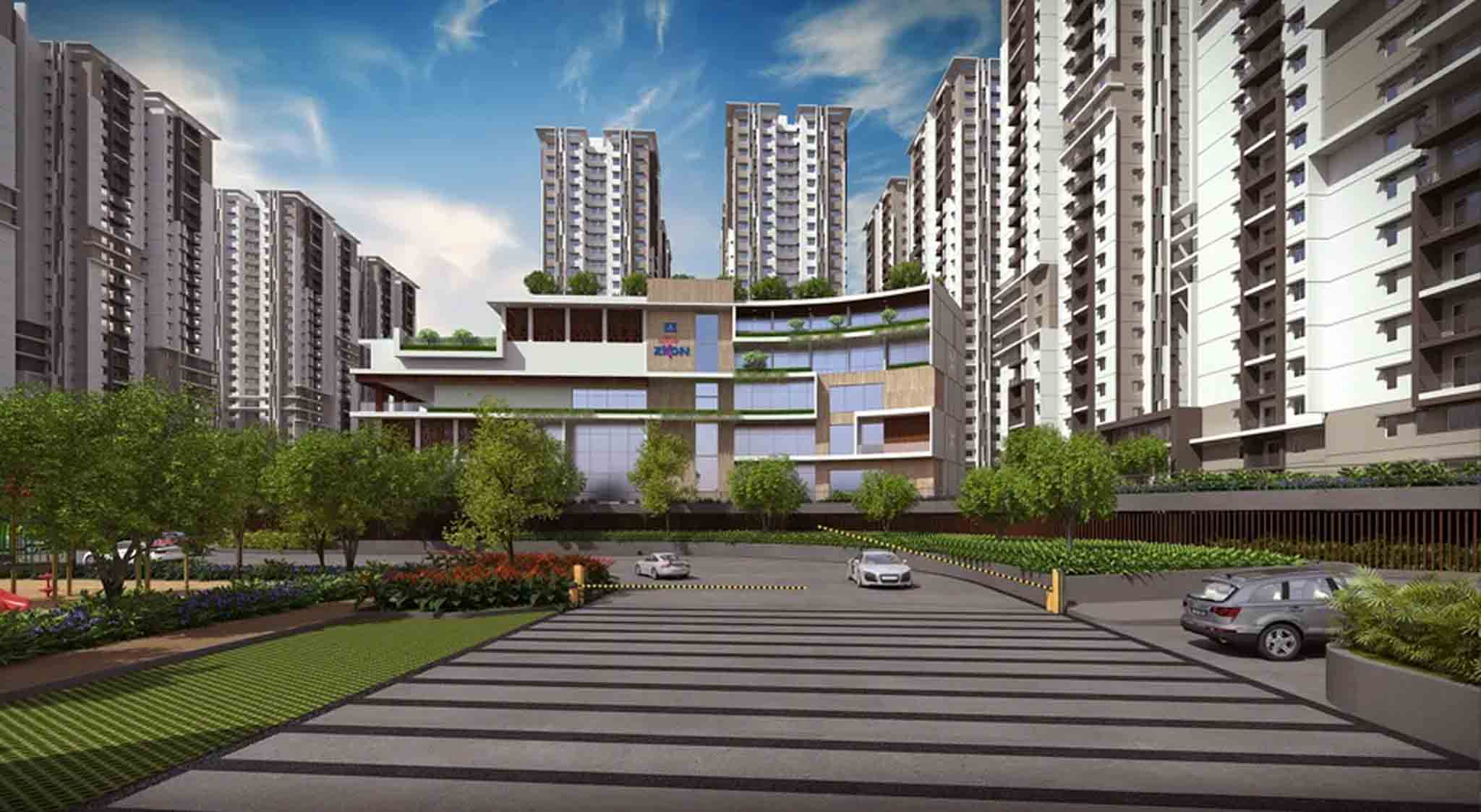 Aparna Sarovar Zicon-Residential-2, 3, 4 BHK-Nallagandla-Hyderabad-Under Construction