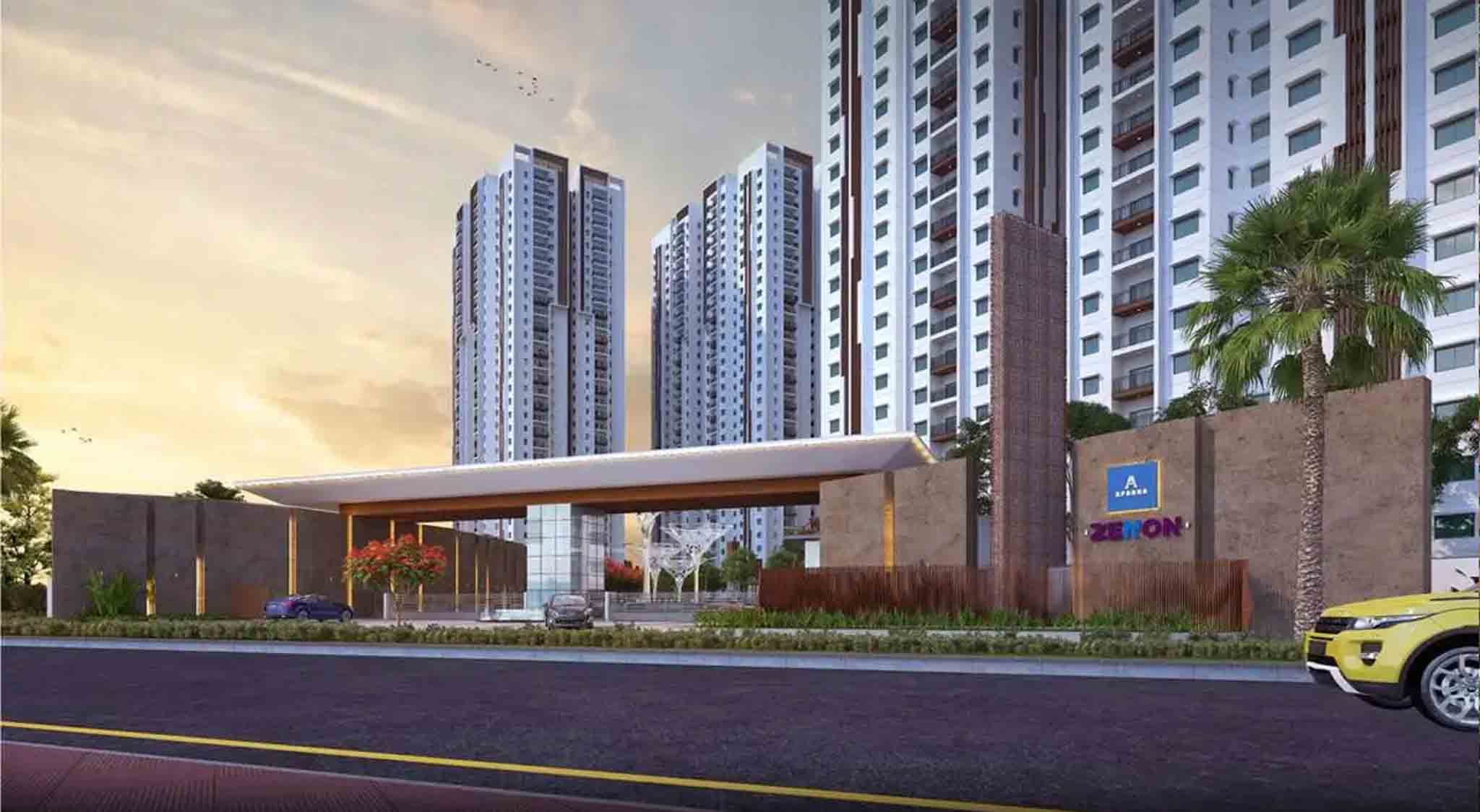 Aparna Zenon-Residential-2 & 3 BHK-Nanakramguda-Hyderabad-Under Construction