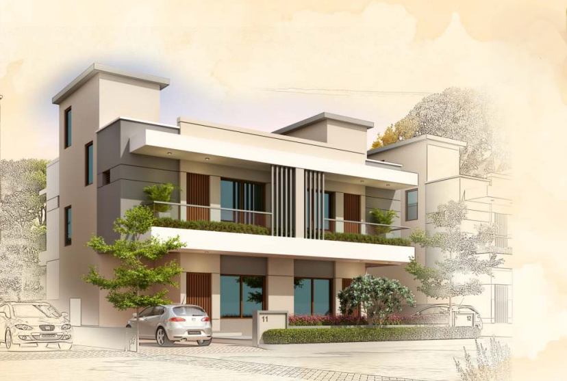 Bhavi Bungalows , Vadodara-Residential-3 BHK-Kapurai-Vadodara-Under Construction