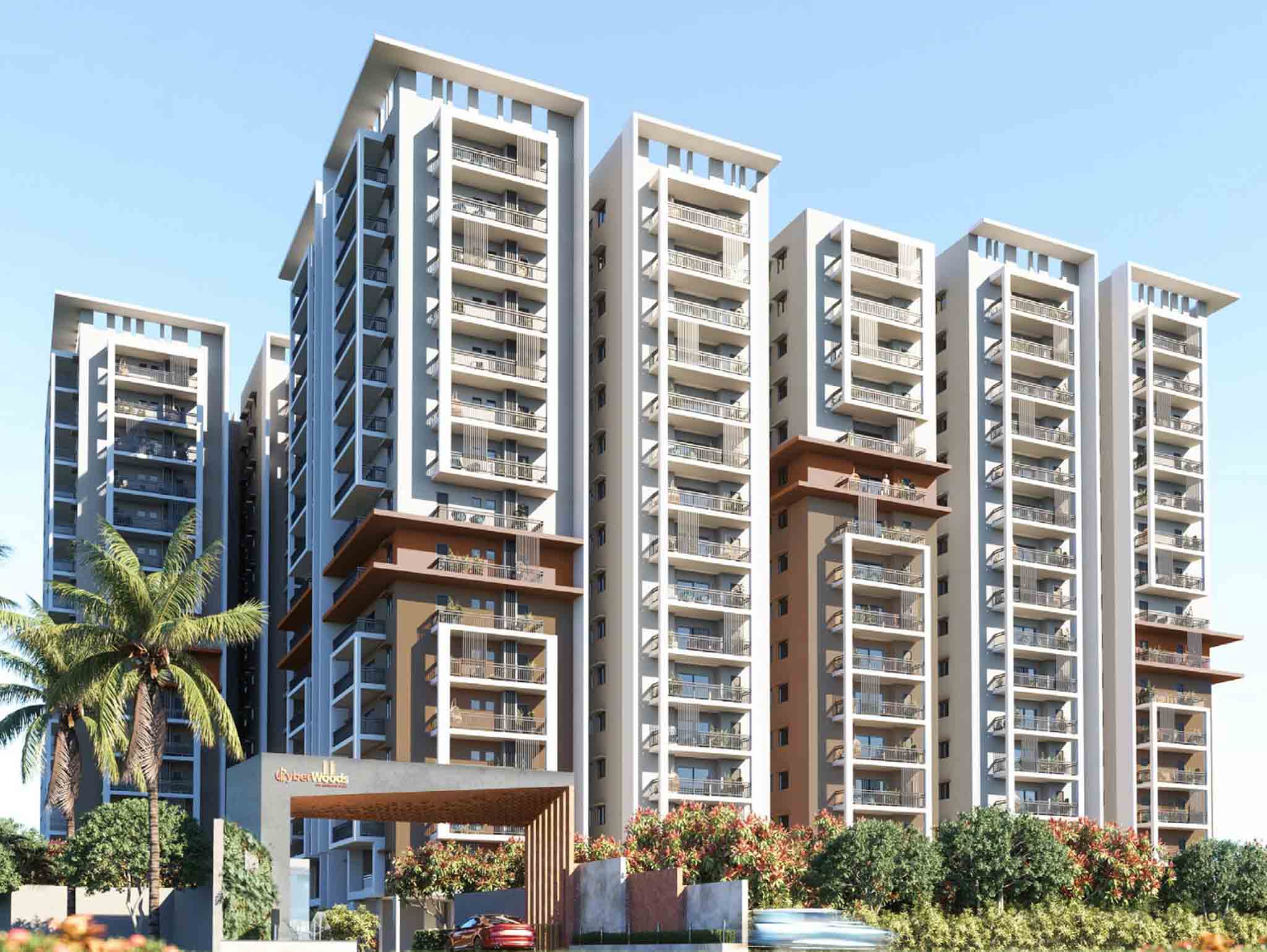Bricks Cyberwoods-Residential-2BHK, 2.5BHK, 3BHK, 4BHK-Osman Nagar-Hyderabad-Under Construction