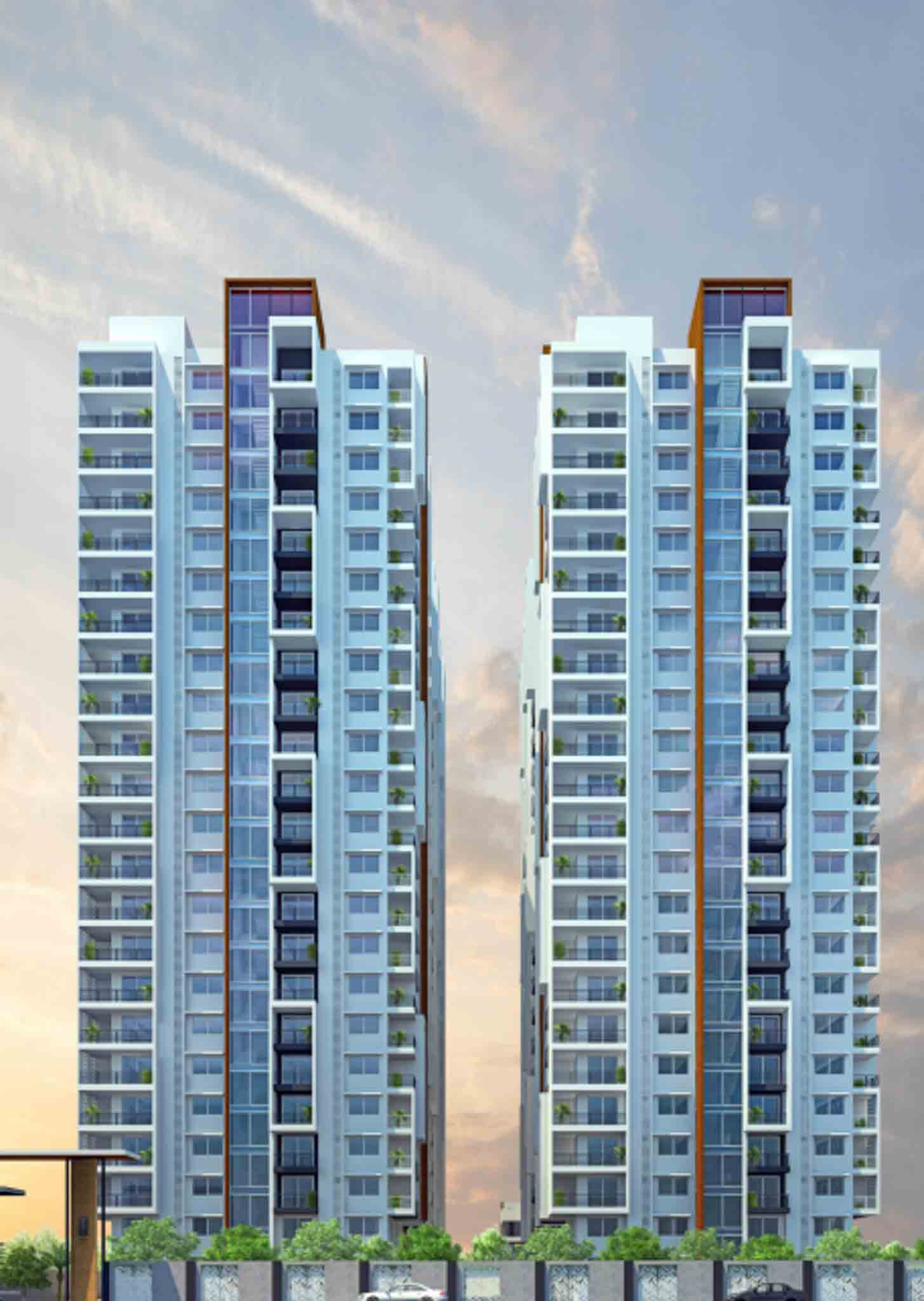 BPS Twin Towers-Residential-2 BHK , 2.5 BHK , 3 BHK-Santosh Nagar-Hyderabad-Ongoing 