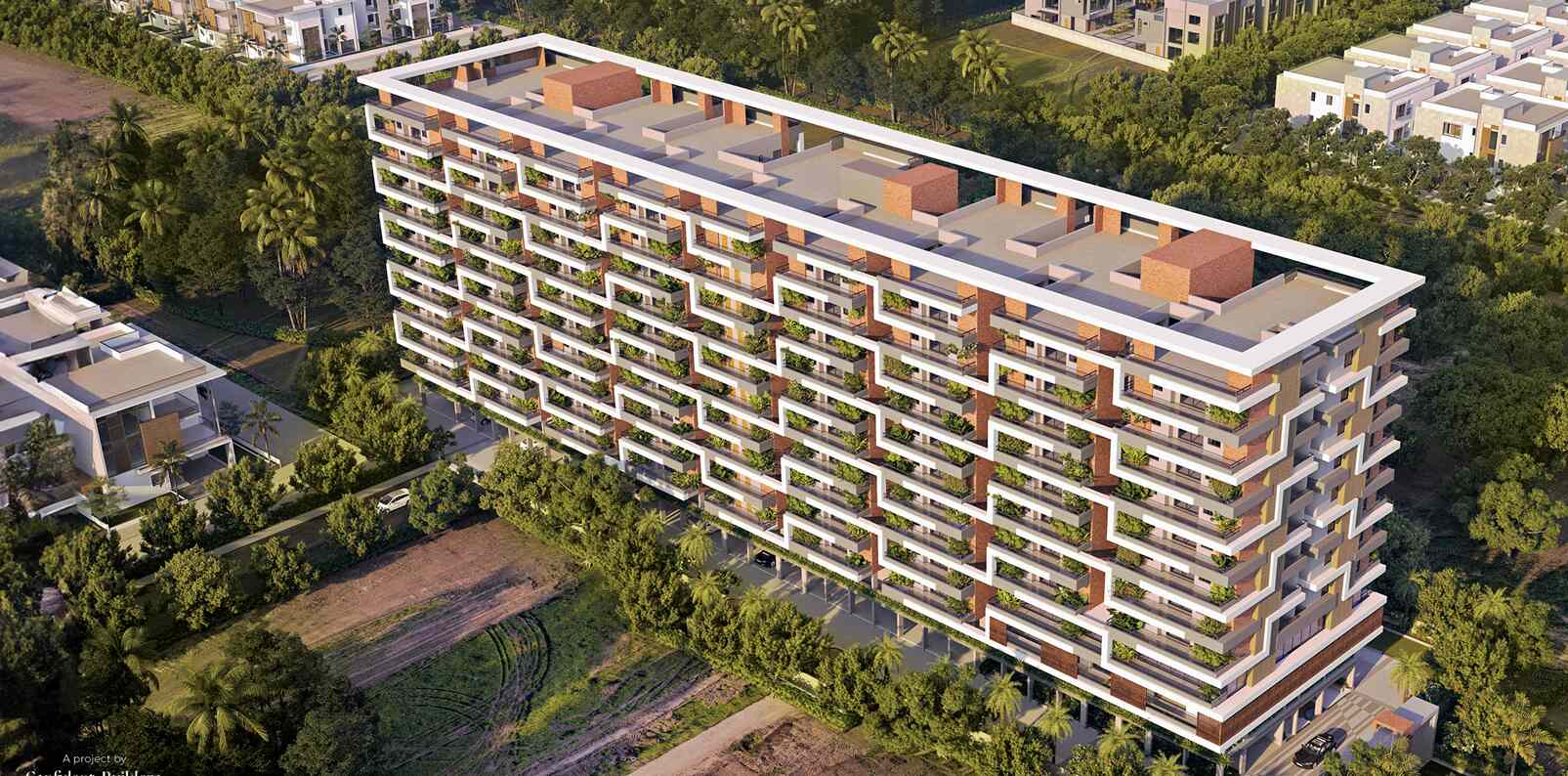 Confident Ridge-Residential-2 & 3BHK-Chanda Nagar-Hyderabad-Under Construction