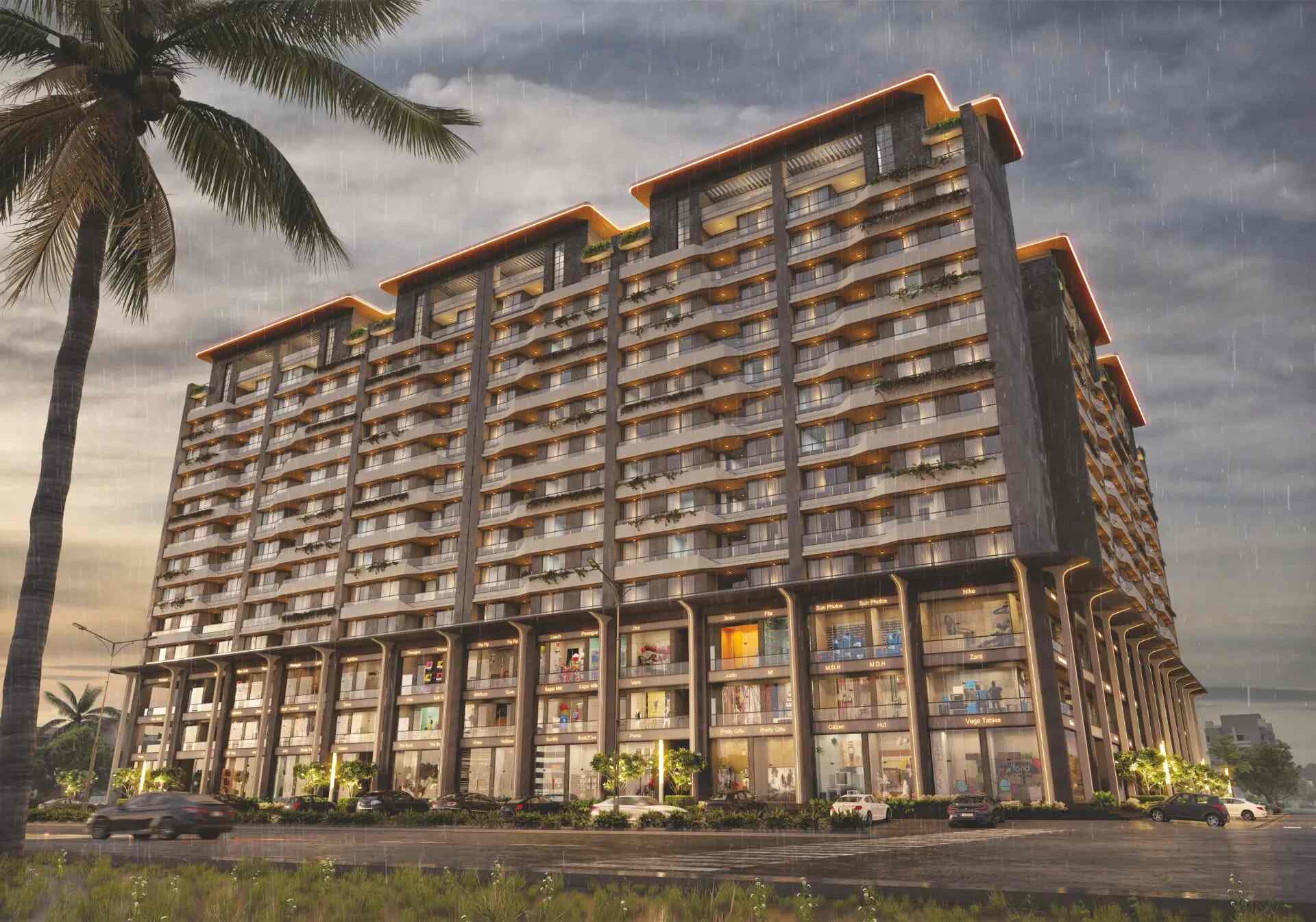Darshanam King Square , Vadodara-Residential-3 & 4 BHK-Panchvati-Vadodara-Under Construction