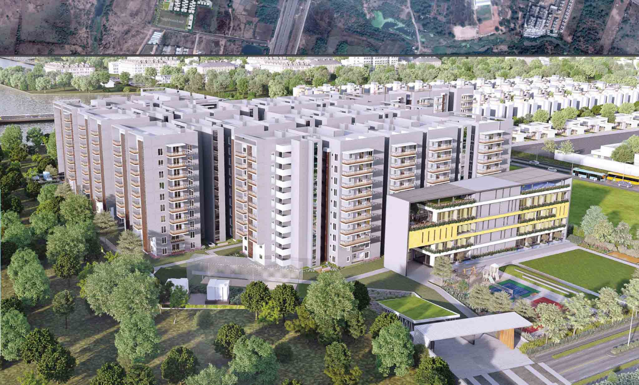 Hallmark Sunnyside-Residential-2,3 BHK-Manchirevula-Hyderabad-Ready To Move