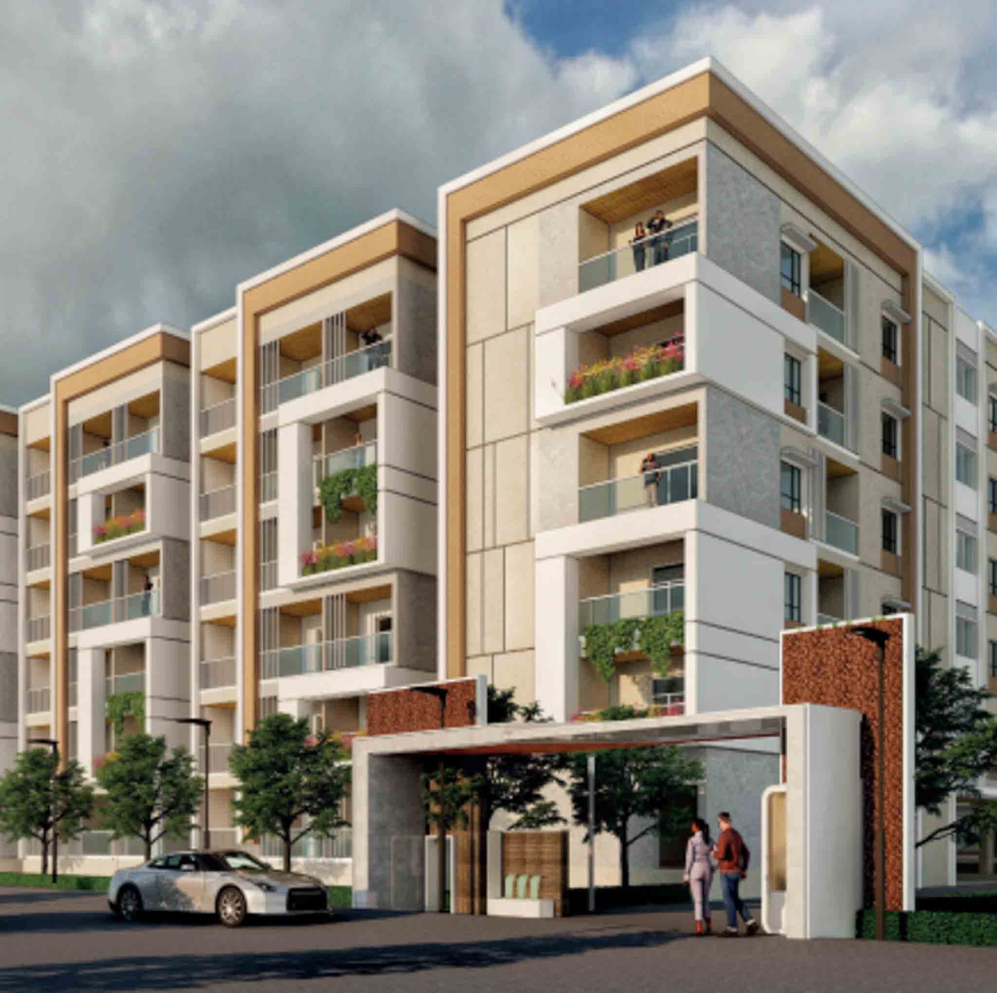 Krishna Kunj Central Courtyard-Residential-3 & 4 BHK-Quthbullapur-Hyderabad-Under Construction