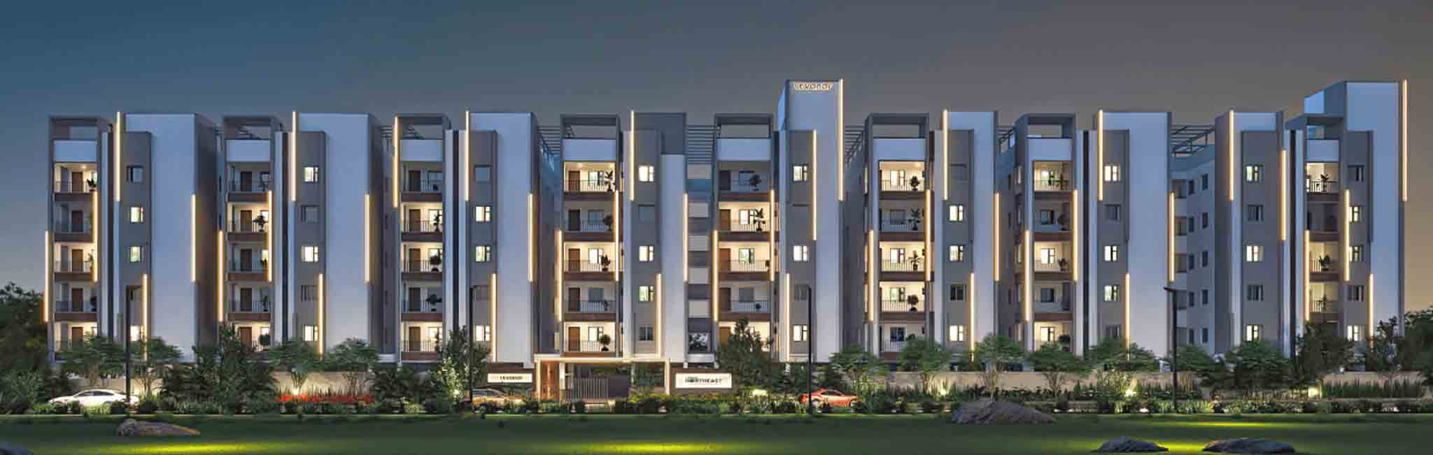 Levonor North East-Residential-3BHK-Attapur-Hyderabad-Under Construction