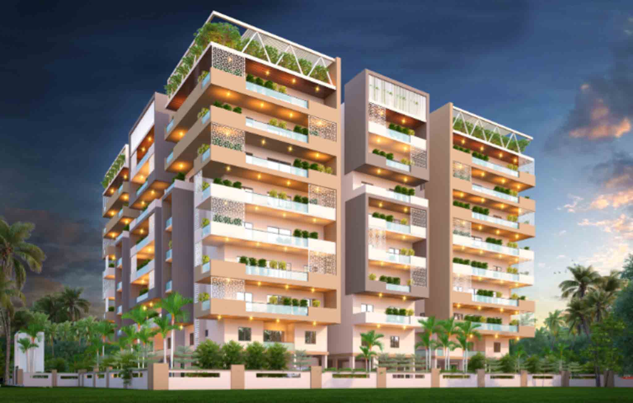 Maphar Decent Tower-Residential-3 BHK , 4 BHK-Mehdipatnam-Hyderabad -Under Construction