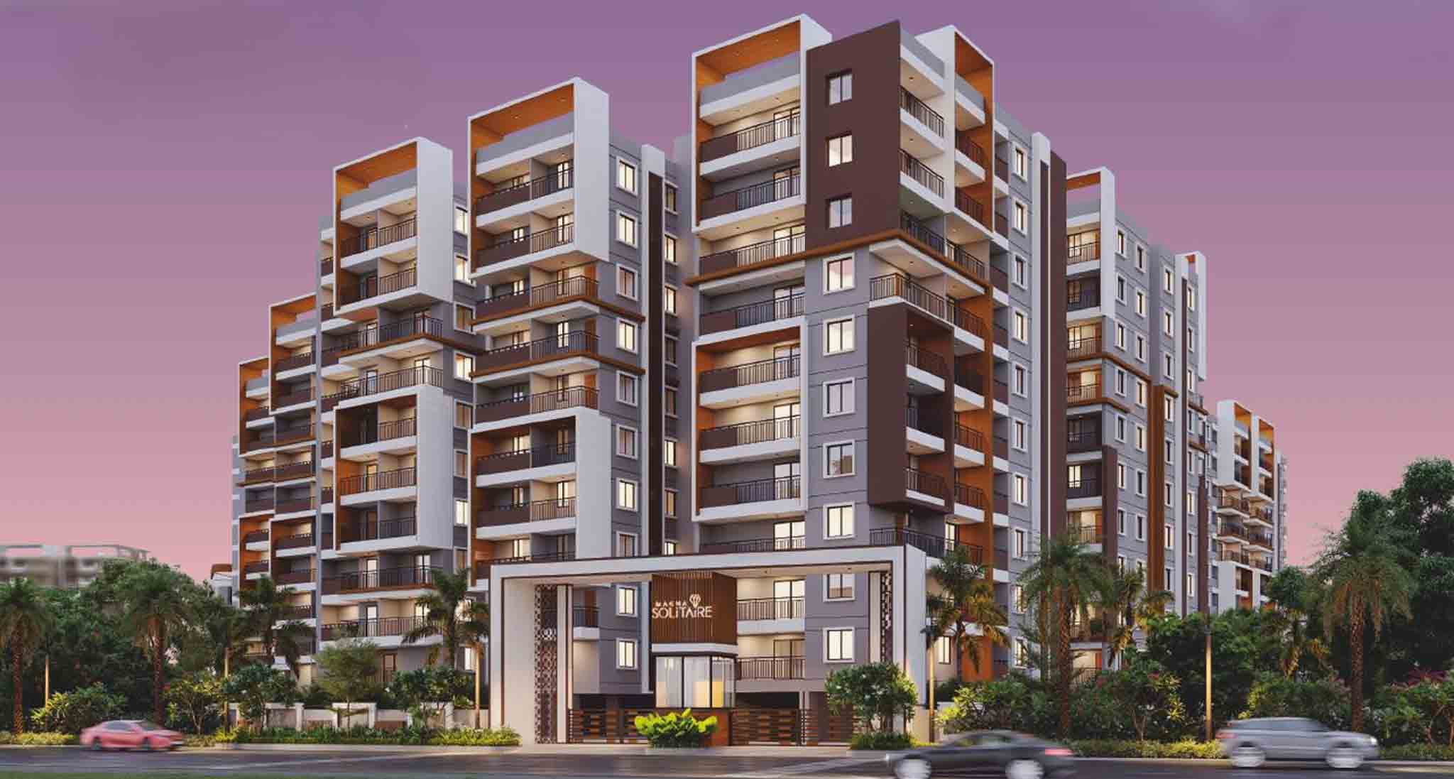 Magna Solitaire-Residential-2BHK, 3BHK-Appa Junction-Hyderabad-Under Construction