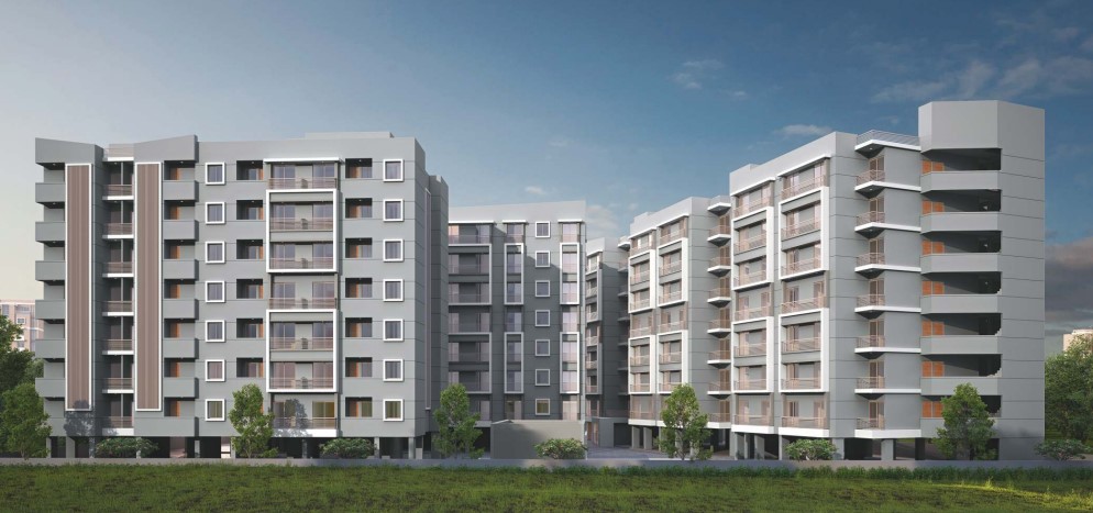 Om Heights , Vadodara-Residential-1 & 2 BHK-Bapod -Vadodara-Under Construction