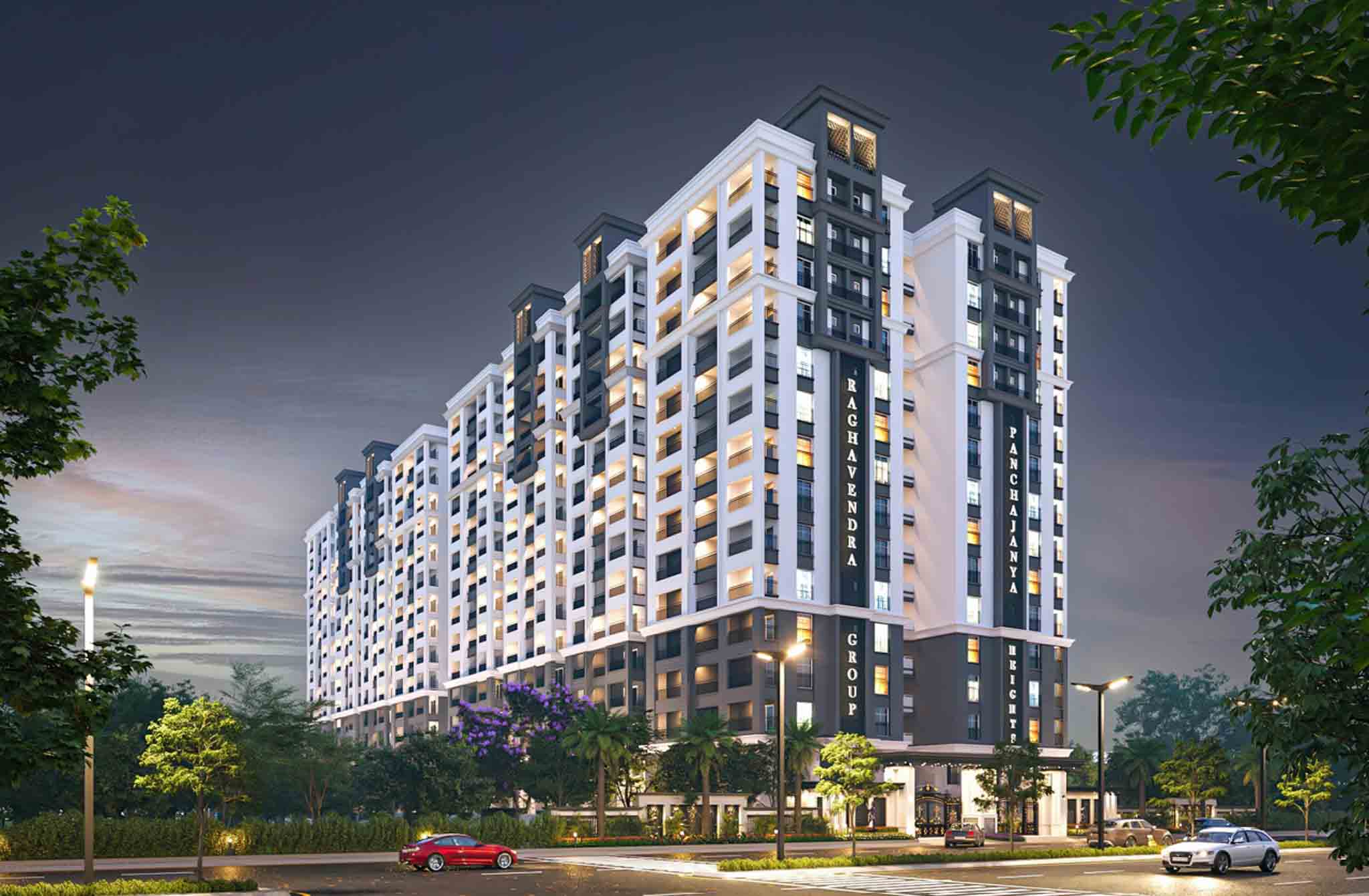 Panchajanya Heights-Residential-3 BHK-Chanda Nagar-Hyderabad-Under Construction
