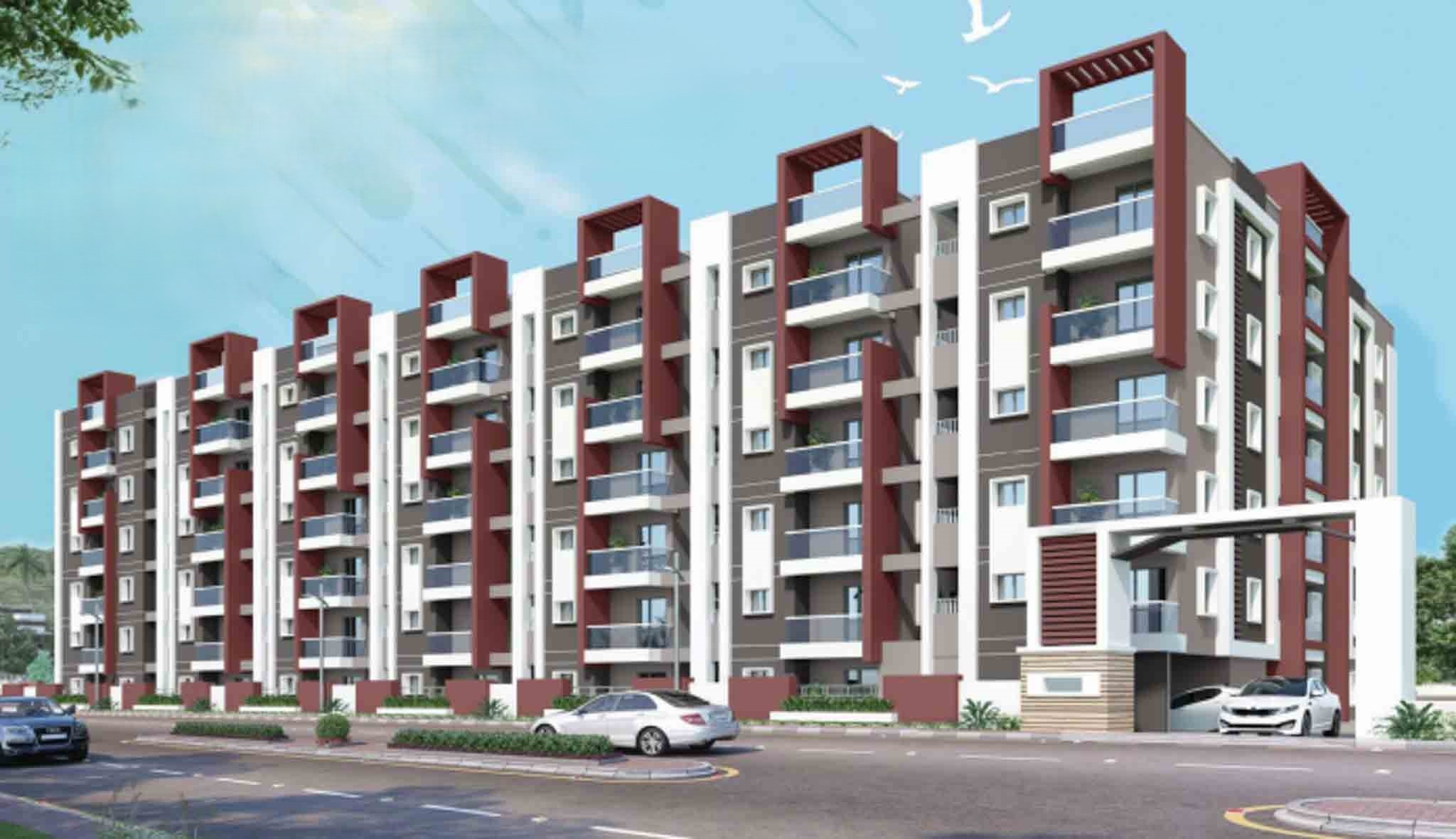 Sri Dhanvi Jewel Park-Residential-2 & 3BHK-Narsingi-Hyderabad-Under Construction