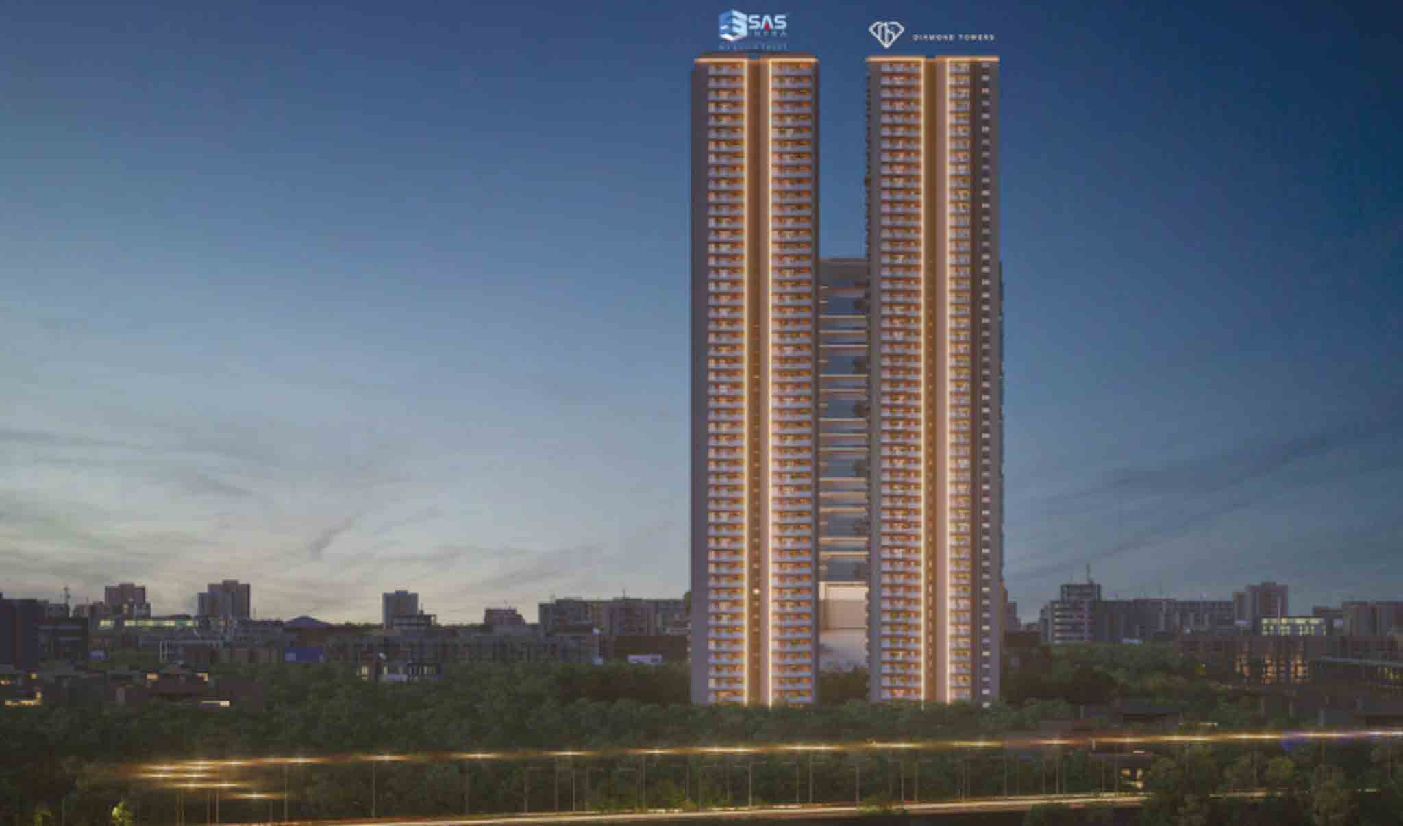 SAS Diamond Towers-Residential-3BHK , 4BHK-Nanakramguda-Hyderabad-Under Construction