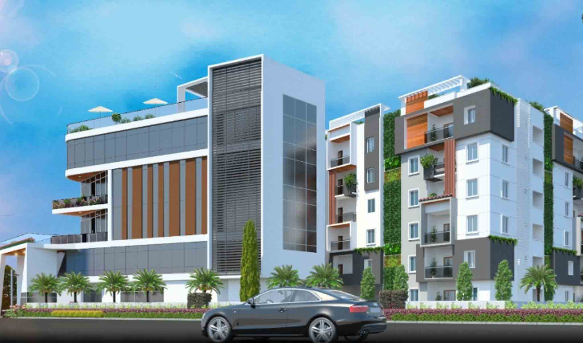 Syamantaka Emerald Heights-Residential-2,3 BHK-Bachupally-Hyderabad-Ready To Move