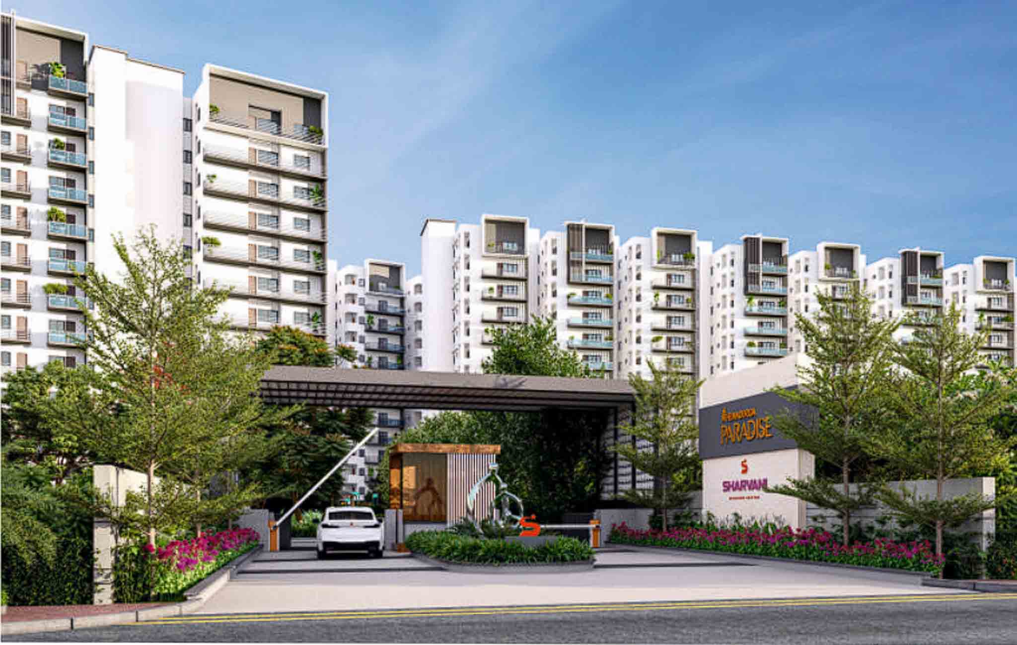 Sharvani Sree Hemadurga Paradise-Residential-2,3 BHK-Chanda Nagar-Hyderabad-Under Construction