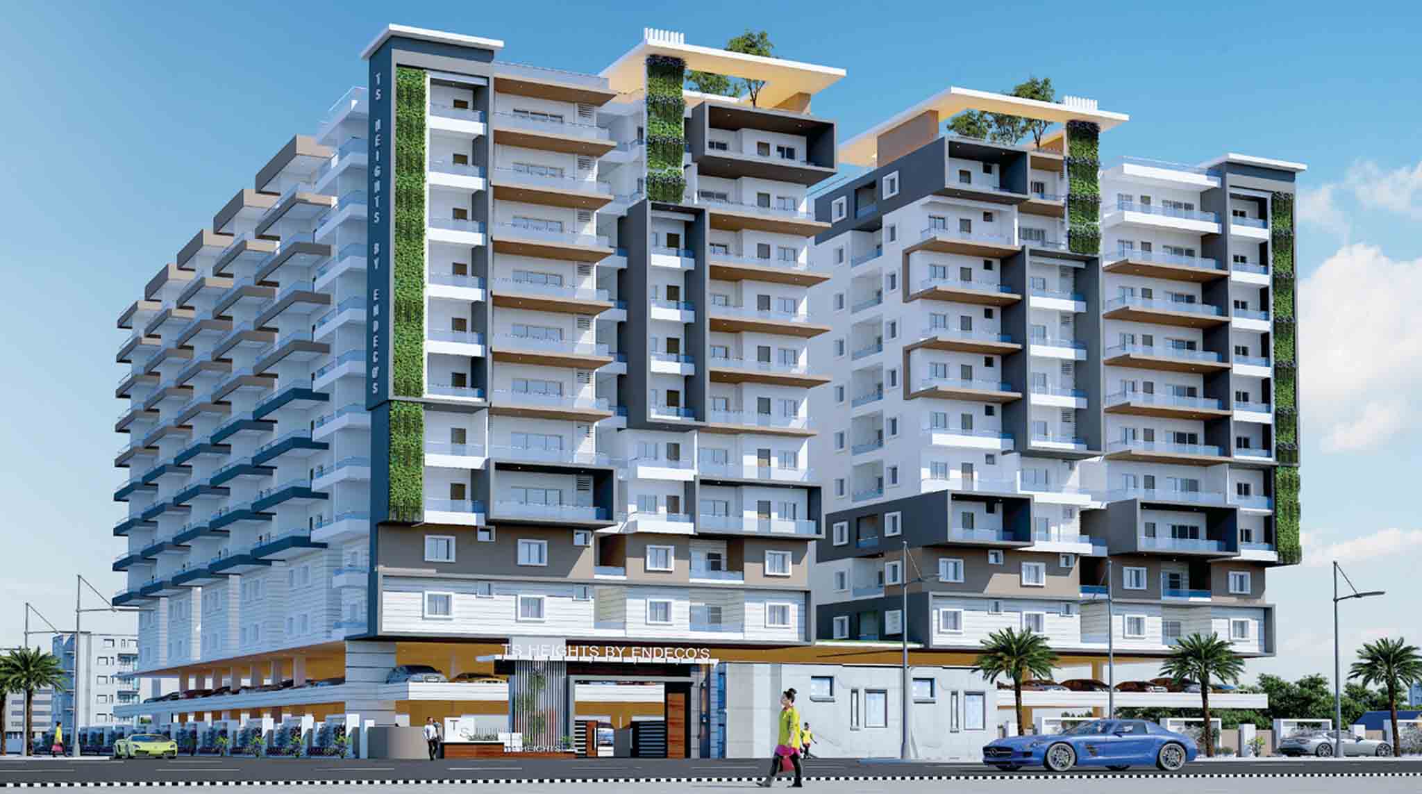 TS Heights-Residential-2BHK, 3BHK, 4BHK-Motinagar-Hyderabad-Under Construction
