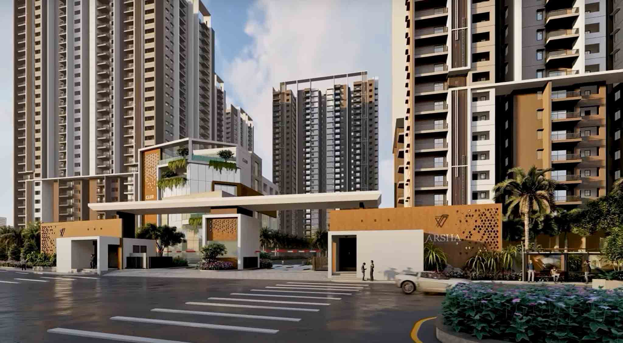 Vision Arsha-Residential-2BHK, 3BHK, 3.5BHK-Tellapur-Hyderabad-Under Construction