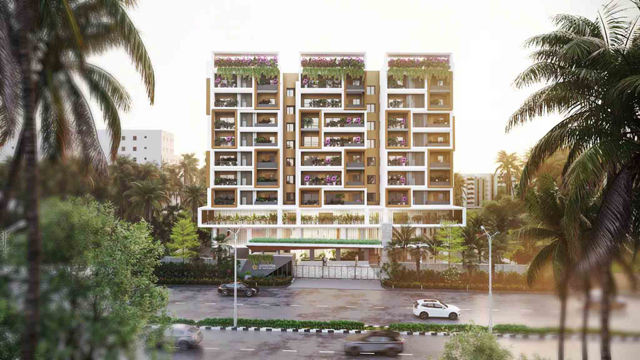 Vaishnavi Advaitha-Residential-3 BHK-Karmanghat-hyderabad-Under Construction