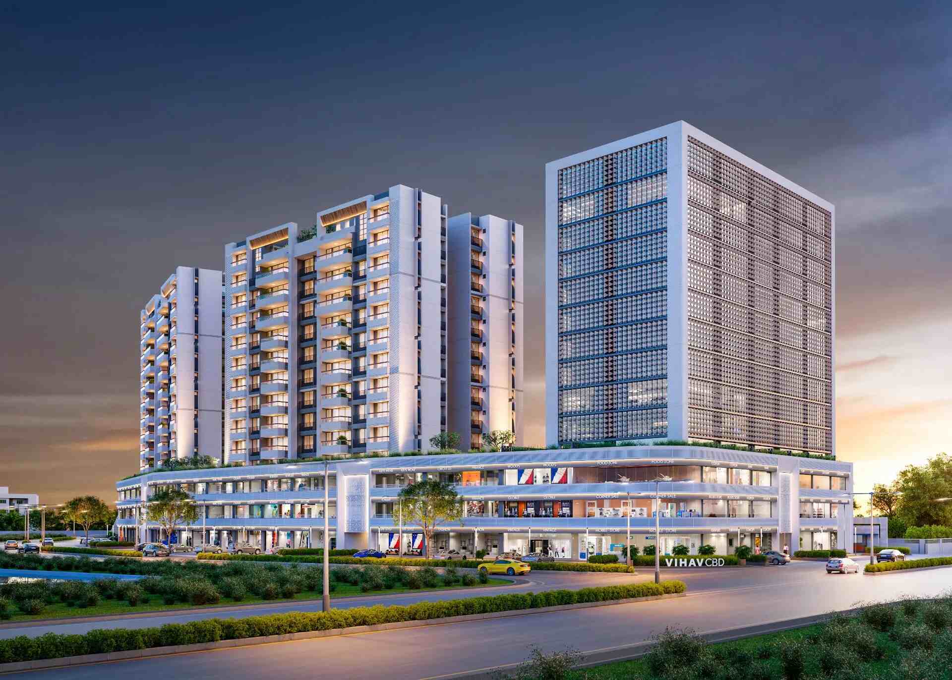 Vihav CBD, Vadodara-Residential-4BHK & 5B2HK-Bhayli -Vadodara-Under Construction