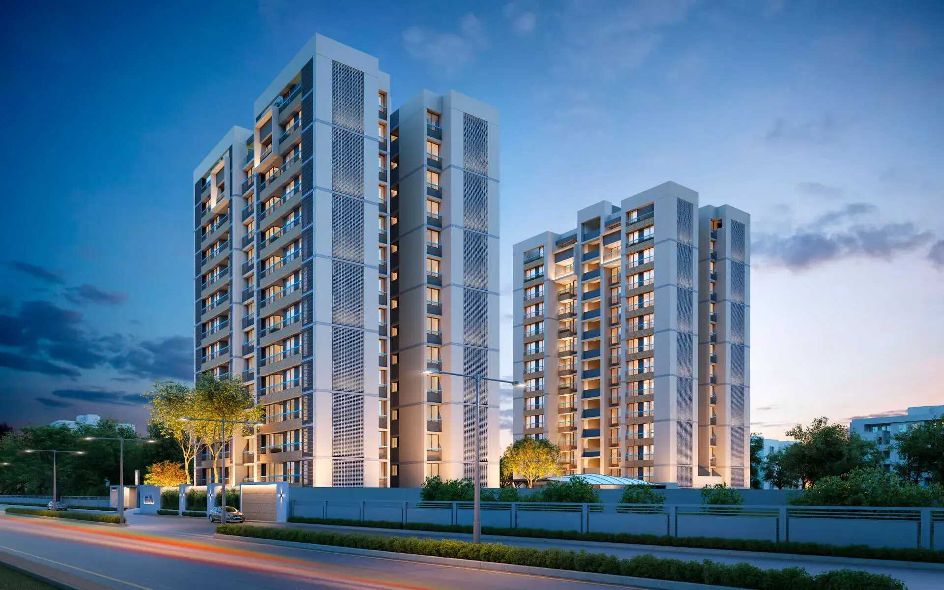 Vihav Elinor , Vadodara-Residential-3, 4 & 5 BHK-Gotri-Vadodara-Under Construction