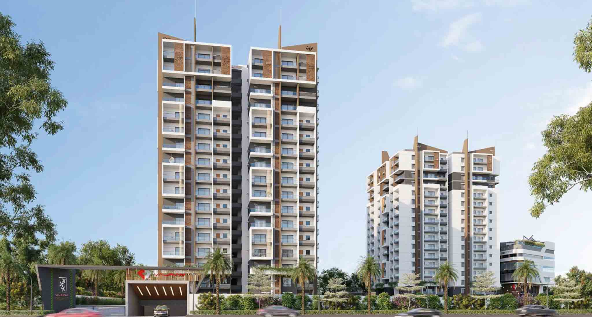 Vajram Ixora-Residential-3BHK-Nallagandla-Hyderabad-Under Construction